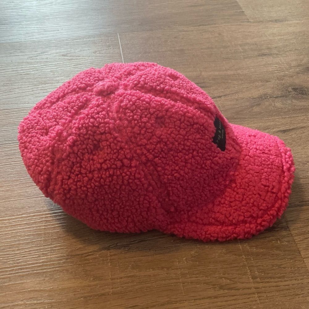 Rag & Bone Pink Dyed Faux Fur Hat EUC - Picture 6 of 7